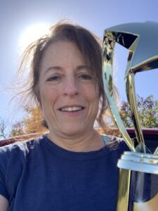 Debbie with trophy
