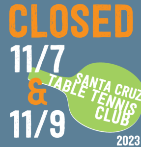 Club Closed 11/7 & 11/9