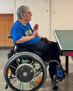 Cindy playing at the SCTTC